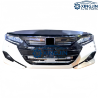 Kit de carrocería completo para Honda Accord: Parachoques con parrilla, ventilador de radiador, luces antiniebla, labio delantero y componentes frontales (compra a granel)