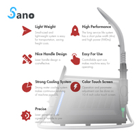 Sano Laser Q Switched Nd Yag Laser Prix Nd Yag 1064 Laser Machine à peler le carbone du visage