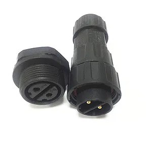 LLT M25 IP68 waterproof electrical power connector 2 3 4 5 6 7 8 24 pin male and female sockets and plugs