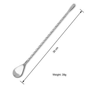 ช้อนบาร์สแตนเลส 18/8 304 ขนาด 12 นิ้ว (30 ซม.) ด้ามยาว สำหรับทำค็อกเทลที่บ้าน - Product Image 2