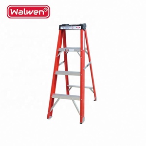 EN131 Gấp Sợi Thủy Tinh thang bảy bước thang thang sợi thủy tinh mặt duy nhất MỘT khung thang - Product Image 2