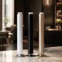 Diffuseur de parfum à deux fluides de luxe avec commande par application, alimenté par batterie, lumières d'ambiance pour la maison, le bureau et l'hôtel