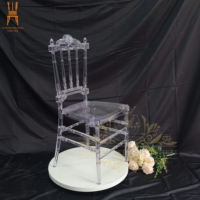 Chaise Chiavari Phoenix Moderne Empilable en PC Transparent Robuste pour Mariages, Événements, Hôtels et Appartements – Offre Spéciale