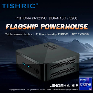 TISHRIC MINI PC Intel Alder Lake <span class=keywords><strong>I3</strong></span> 1215U Win11 Mini Host 16GB DDR4 512GB M.2 SSD PCIe BT5.2 WiFi6 Computadora de escritorio Diseño de juegos - Product Image 6