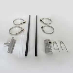 Postes de pancartas para desfile, soportes para pancartas de Farola, altura ajustable, antioxidante para uso en exteriores - Product Image 5