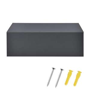 Estante <span class=keywords><strong>Flotante</strong></span> de MDF al por Mayor, Estante de Almacenamiento <span class=keywords><strong>Oculto</strong></span> en la Pared, Estante de Pared <span class=keywords><strong>con</strong></span> Acabado Desgastado, Estante de Pared <span class=keywords><strong>con</strong></span> Cajón, Mesita de Noche - Product Image 3