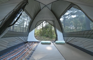 HiSpeed tunel cắm trại Lều Châu Âu 4 người Bọ Cánh Cứng nước bằng chứng Lều cắm trại ngoài trời với màn chống muỗi - Product Image 6