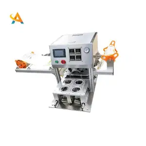 China Factory Liquid Fill And Sealing Machine Automatic Plastic Drinking Various Cup Filling And Sealing Machine
