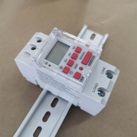 ONESTO Sakelar Waktu Digital Terprogram AC 200V 230V dengan Fungsi Harian atau Mingguan 16A 20A 30A Timer Layar LCD Din Rail