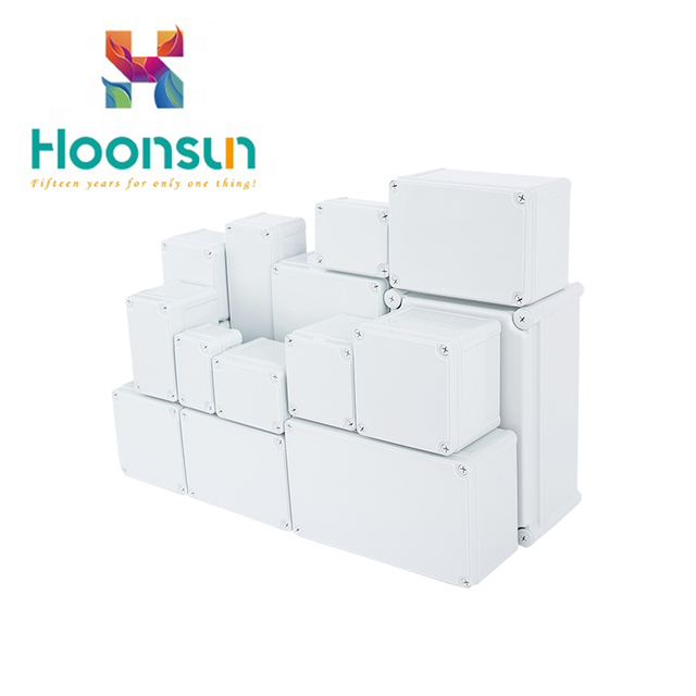 255*200*80mm ABS Plastic Outdoor Electrical Enclosure IP65 Waterproof Dustproof Junction Box CE ROHS Certified