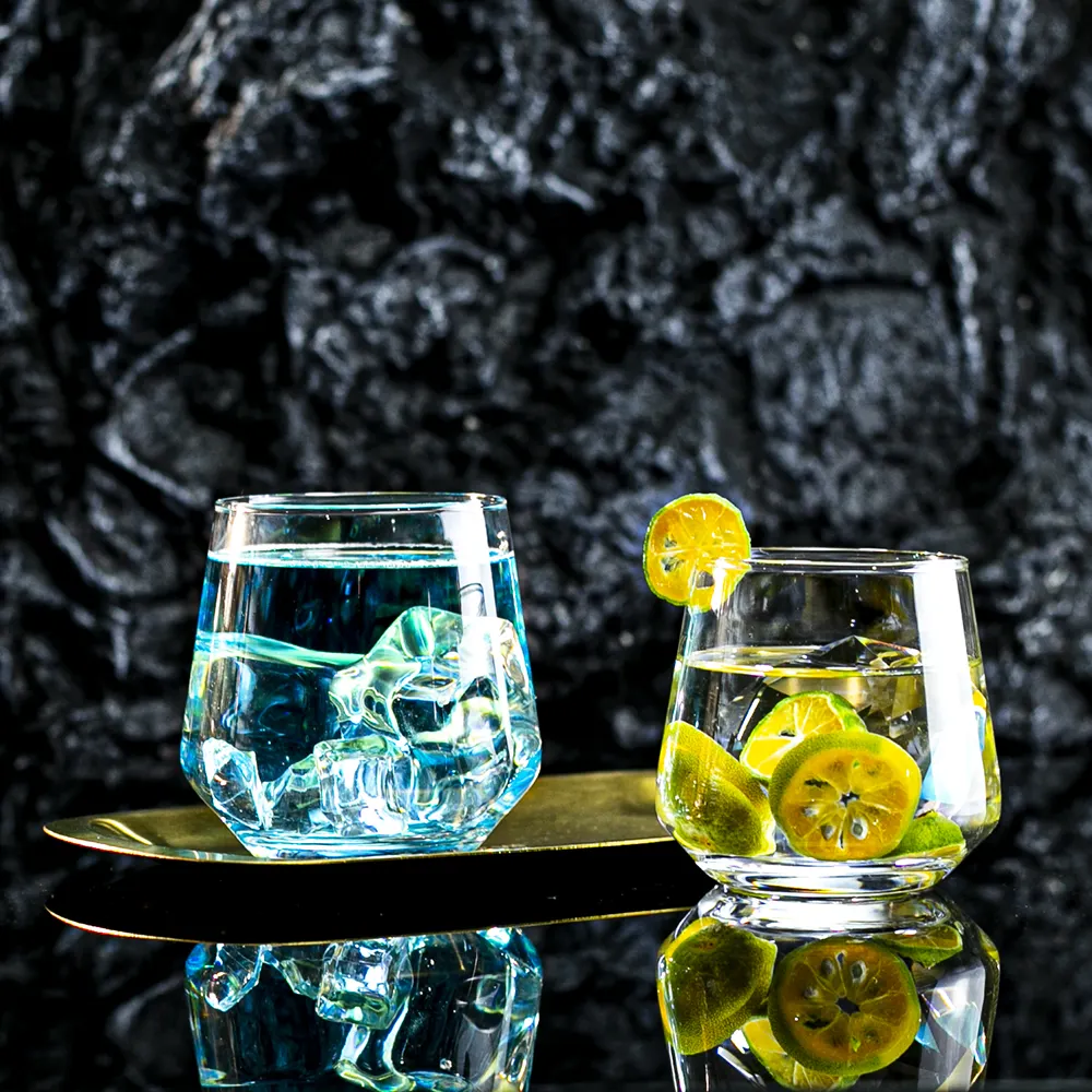 Multifunctionele Glazen Met Stengelloze Rode Wijn Set Kristallen Wijnbeker Voor Whiskycocktails Sap