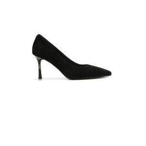 Escarpins de luxe à bout pointu en daim, style socialite, à talon <span class=keywords><strong>aiguille</strong></span> et décolleté bas, pour fêtes et mariages - Product Image 3