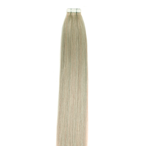 Pelucas K.S. Indetectables y Ligeras, Cabello Humano Remy 100%, Estilo Ligero y sin Esfuerzo para el Trabajo y Uso Diario, Extensiones de Cabello con Cinta Adhesiva Gris - Product Image 3