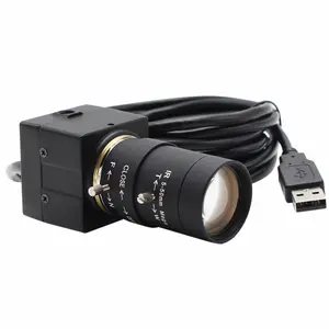 ELP 720P USB 카메라 5-50mm 수동 초점 렌즈 글로벌 셔터 60fps 높은 프레임 속도 AR0144 흑백 이미지 HD 웹캠