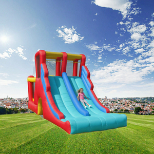 Château gonflable Oxford avec toboggan pour enfants, structure de jeu extérieure, vente en gros - Product Image 3