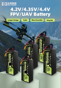 แบตเตอรี่ LiCoO2 6S 22.2V ความจุ 9000mAh 50C ปลั๊ก XT60 น้ำหนัก 1000 กรัม แหล่งพลังงานแบบชาร์จได้ สำหรับเครื่องบินบังคับวิทยุ มัลติโรเตอร์ โดรน - Product Image 4