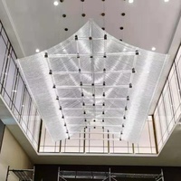 Personnalisable Moderne Luxe Hôtel Villa Lustre Éclairage Professionnel Islam Design avec Forme Ovale et Hauteur Réglable