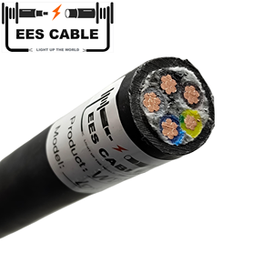 <span class=keywords><strong>Cable</strong></span> de alimentación de cobre de cuatro núcleos con cubierta de PVC XLPE de baja tensión 0.6 KV 1.0KV YJV N2XY 4x25+16mm-4x500+240mm - Product Image 6