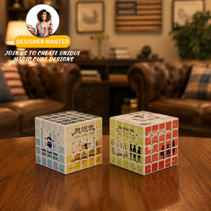 Cubo Mágico 3x3 de Plástico Personalizado, Juego de Rompecabezas 3D con Patrón Geométrico, Regalo Promocional para Compañías de Seguros - Product Image 1