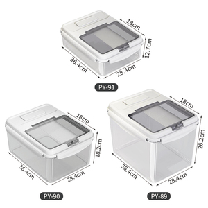 Chenyi Récipients <span class=keywords><strong>de</strong></span> stockage en <span class=keywords><strong>plastique</strong></span> <span class=keywords><strong>de</strong></span> grande capacité Boîte <span class=keywords><strong>de</strong></span> <span class=keywords><strong>rangement</strong></span> polyvalente en <span class=keywords><strong>plastique</strong></span> pour cuisine Boîte <span class=keywords><strong>de</strong></span> <span class=keywords><strong>rangement</strong></span> <span class=keywords><strong>de</strong></span> grains <span class=keywords><strong>hermétique</strong></span> en <span class=keywords><strong>plastique</strong></span> - Product Image 6