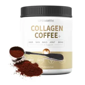LIFEWORTH krim kolagen kesehatan, Krim kesehatan kurus dengan kopi