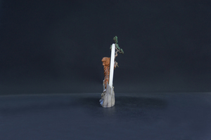 Escultura <span class=keywords><strong>de</strong></span> Caldero <span class=keywords><strong>de</strong></span> Bronce Pintado a Mano con Diseño <span class=keywords><strong>de</strong></span> <span class=keywords><strong>Rugido</strong></span> <span class=keywords><strong>de</strong></span> <span class=keywords><strong>Tigre</strong></span> en Mármol Blanco, Estilo Chino, Hecho a Tamaño Real - Product Image 4