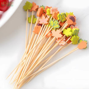 Brochetas Desechables <span class=keywords><strong>de</strong></span> Bambú Natural para Fiestas <span class=keywords><strong>de</strong></span> <span class=keywords><strong>Cumpleaños</strong></span> y Bodas - Product Image 2
