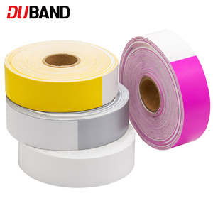 Thermal Printable Synthetic Roll Paper Wristbands for Events and Hospital Waterproof ID Bracelets for Auto-ticket-selling