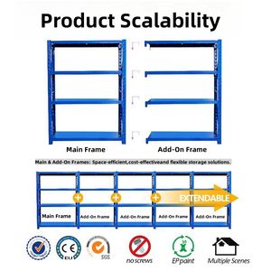 מותאם אישית מזנין זרימה מתלה פלדה מסגרת סופרמרקט מלון מטבח לשימוש ביתי - Product Image 4