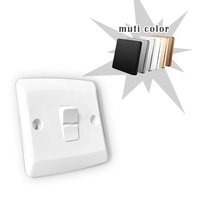 Interruptor y Enchufe de Pared VBQN PC 10A 86mm*86mm 1 Gang 1 Vía IP21 Multicolor para Luz, Venta al por Mayor