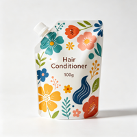 Fabriksprijs op maat bedrukte spuitzakken, staande zakken voor het doseren van conditioner, proefverpakkingen