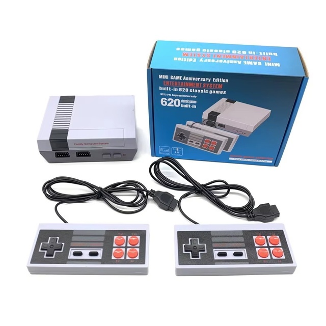 Hot Selling Retro TV Game Console Family Handheld Game Player 620 Classic Video Games Supports Multi-Players EU/US Plug Wired
