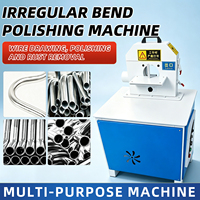 Machine de polissage et de détartrage de tuyaux avec moteur et engrenage en acier inoxydable pour la rénovation de tuyaux courbés et de rampes