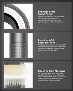 หัวฝักบัวพลาสติกสำหรับใช้ในบ้าน รุ่นขายดีปี 2025 พร้อมตัวกรองอเนกประสงค์ ช่วยทำให้น้ำกระด้างนุ่มลง และลดคลอรีน - Product Image 4