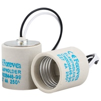 Support de lampe à douille en céramique Base de lampe halogène électrique en E14/E27 Style vis 250v tension