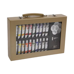 Scatola di legno di alta qualità art set non tossico acquerello colori colori acrilici colori <span class=keywords><strong>matite</strong></span> per artista 49 pz - Product Image 2