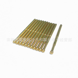 Sonda de prueba con baño de oro PA125, punta redonda de 2.0mm, cabezal de pin de resorte de 2.5mm, perforación de 2.4mm, piezas para instrumentos - Product Image 1