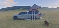 Tente de toit de camion de luxe en aluminium, type pop-up, coque rigide, avec rangement pour 2 personnes, Tenda Campeggio