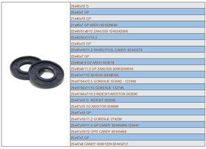 BOSCH - BALAY 613083 pièces de <span class=keywords><strong>rechange</strong></span> pour <span class=keywords><strong>machine</strong></span> à <span class=keywords><strong>laver</strong></span>, joint d'étanchéité d'huile NBR - Product Image 6