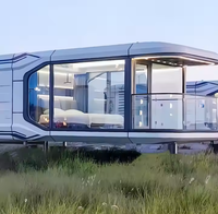 Nouvelle conception de maison préfabriquée complète de type capsule spatiale haut de gamme, fabrication chinoise sur mesure