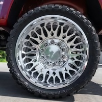 KD014 Jantes de camion forgées à double roue 8 trous 22/24/26/28/30 pouces 24x8.25 pour F-250 F-350 F-450 Silverado Sierra Ram 2500-3500
