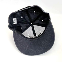 Venta al por mayor de 6 paneles de ala plana gorra de béisbol Hombres Mujeres Hip Hop 3D bordado de malla personalizada Snapback Cap