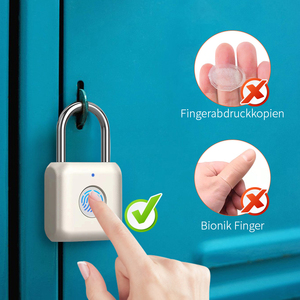 Chiusura intelligente della serratura della porta di tipo C senza chiave e 20 impronte digitali <span class=keywords><strong>auto</strong></span>-Imaging Chip in lega di zinco lucchetto in metallo sblocco rapido - Product Image 3