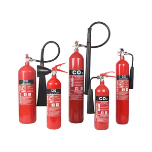 طفاية حريق ثاني أكسيد الكربون بوزن 6 كجم من الفولاذ الكربوني المتين لإخماد الحرائق بفعالية، تم اختبارها حتى ضغط 174 بار - Product Image 1