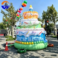 Aufblasbare Kuchenform für Firmenjubiläum, Geburtstag, Dessert-Party, Outdoor-Fotobox-Dekoration im Einkaufszentrum