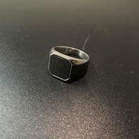 HOT VAF Bague Chevalière en Pierre Naturelle Lapis Lazuli, Œil de Tigre, Onyx Noir, Anillos De Piedra Natural, Batu Cincin