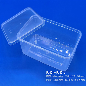 PP Disposable Food Container Microwavable PJ601+PJ601L Premium Quality From Thailand Storage Food