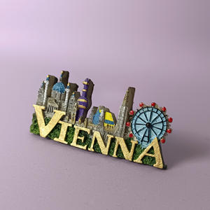 Imanes Personalizados 3D País Resina Imanes Resina Artesanía Austria Souvenirs <span class=keywords><strong>Turist</strong></span> - Product Image 1