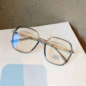 Lunettes anti-lumière bleue Qianai, monture rectangulaire en TR90, monture intégrale, unisexe, verres en acrylique pour la prévention de la myopie - Product Image 2