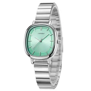 SINOBI Elegance High-End Oval Ladies' Quartz Waterproof Watches With Stainless Steel Strap Watch